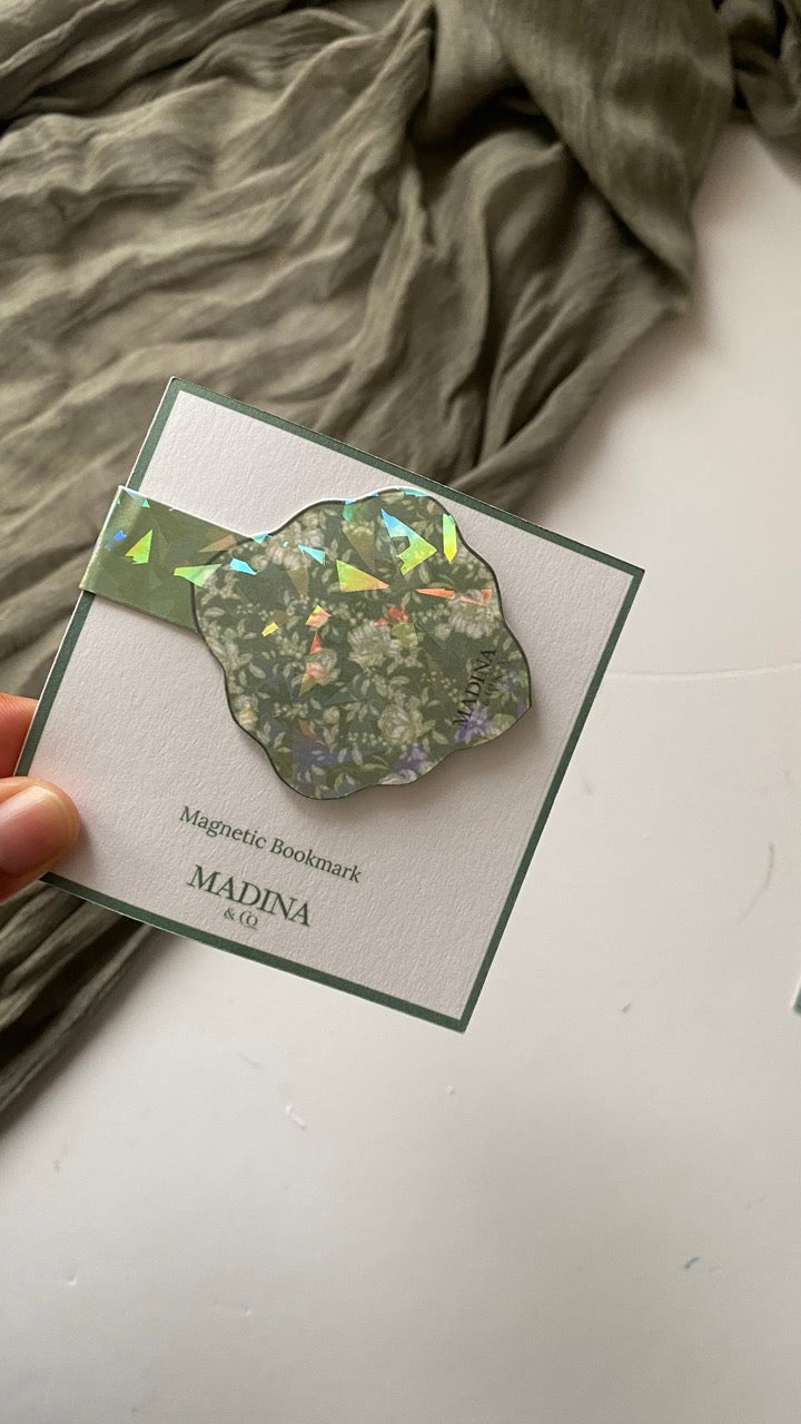 Green Magnetic Bookmark | Planner and Journal accessory