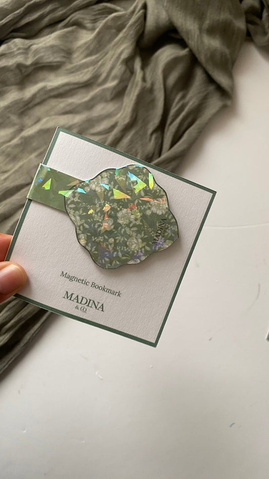 Green Magnetic Bookmark | Planner and Journal accessory